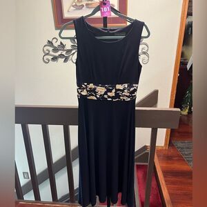 EUC Jessica Howard Elegant Navy Blue Sleeveless Dress Size 6 #101